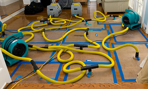 Professional Flood Damage Restoration technician working in Elmira, NY
